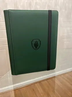 Trading Card Binder 9 Pocket, PU Cover Card Collection Binder for 360 Cards, ... - Image 2