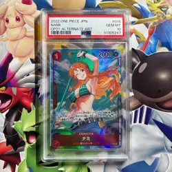 PSA 10 Nami (Alt Art) OP01-016 ROMANCE DAWN - ONE PIECE Card Game 2022 Japanese - Image 1