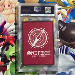 Monkey D Luffy OP01-003 PSA 10 Leader Parallel Romance Dawn One Piece Card UK - Image 3