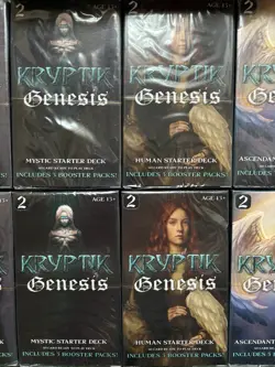 NIB New Never Opened Kryptik Genesis Cards Mystic Human Undead Booster Starter - Image 3
