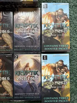 NIB New Never Opened Kryptik Genesis Cards Mystic Human Undead Booster Starter - Image 4