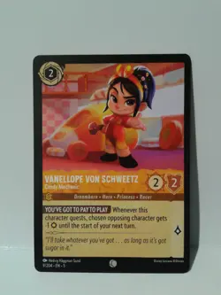 Lorcana: Vanellope Von Schweetz Candy Mechanic 9/204 nonfoil (NM) (single card) - Image 1