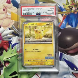 PSA 10 Pokemon Card Pikachu Illustration Contest Promo 242/SV-P 2024 Japanese - Image 1