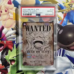Luffy OP05-119 PSA10 Wanted Emperors in the New World One Piece Card UK SELLER - Image 1