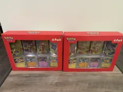 Pokemon 151 S&V - 4 Pack Mini Tins + 4 Promo Cards - SAMS CLUB EXCLUSIVE 2x - Image 1