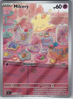 Milcery 152/142 SV07: Stellar Crown - Pokemon Card - NM - Image 1