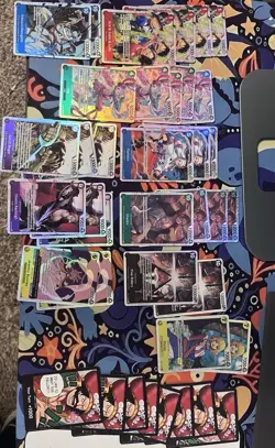 One Piece CCG Lot of OP-13 Carrying On His Will Assorted SR and Don Cards All NM - Image 1