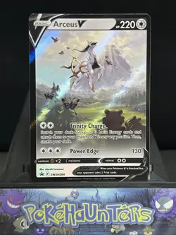 Pokemon Card Arceus V SWSH204 Black Star Promo NM - Image 1