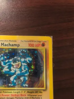1999 Pokemon Base Set Machamp Holo 1st Edition Sealed Promo Card - Image 4