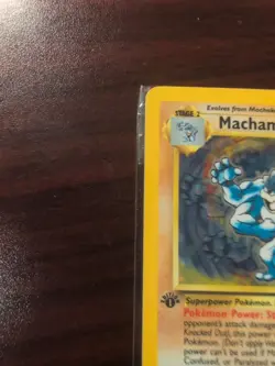 1999 Pokemon Base Set Machamp Holo 1st Edition Sealed Promo Card - Image 5