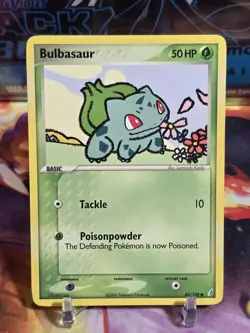 2006 Pokemon TCG Bulbasaur 45/100 EX Crystal Guardians Non Holo Common used - Image 1