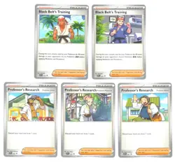 Pokemon - Promo Card Lot - Black Belt Professor's Research 219 220 221 222 223 - Image 1