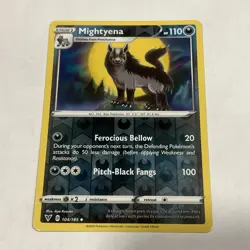 Mightyena 104/185 Vivid Voltage Reverse Holo Uncommon Pokemon Card Pokemon NM/M - Image 1