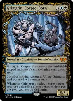 Grimgrin, Corpse-Born -Foil Near Mint MTG - Image 1