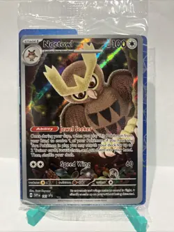 Noctowl 141 Sv: Scarlet & Violet Promo Cards Holo SEALED! - Image 1