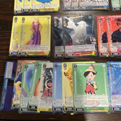 Weiss Schwarz CCG TCG Disney 100 Card Lot With R Foil Japanese Star Wars Cards - Image 2