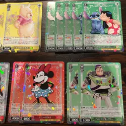 Weiss Schwarz CCG TCG Disney 100 Card Lot With R Foil Japanese Star Wars Cards - Image 4
