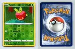 Applin #17/203 SWSH Evolving Skies Reverse Holo Common Pokemon 2021 TCG Card - Image 1