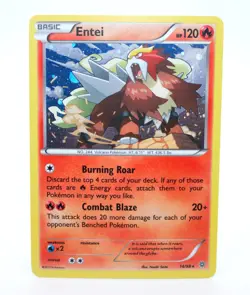 Entei 14/98 Holo Rare XY Ancient Origins 2015 - Pokemon Card TCG (NM) - Image 1