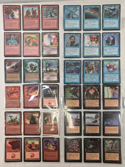 Vtg Magic The Gathering 279 Cards mix lot 1995 some modern black white borders - Image 3
