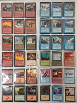 Vtg Magic The Gathering 279 Cards mix lot 1995 some modern black white borders - Image 4
