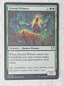 MTG Eternal Witness - Commander Masters #286 Magic Gathering Card U NM - Image 2