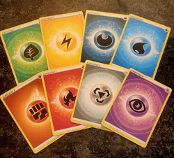 pokemon basic energy cards lot of 8 - Image 1