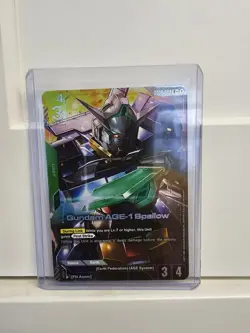 Gundam AGE-1 Spallow R+ Alt Art Dual Impact GD02-023 Gundam Card Game - Image 1