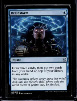 MTG Magic the Gathering Brainstorm (40/265) Eternal Masters LP - Image 1