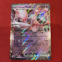 Team Rocket's Mewtwo Ex #81 [Double Rare] Pokemon TCG Destined Rivals - NM - Image 1