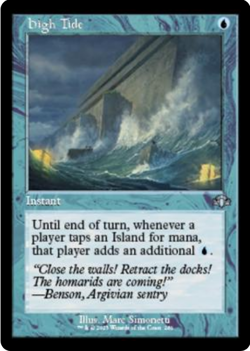 High Tide Retro Frame 286 Dominaria Remastered MTG Uncommon - Image 1