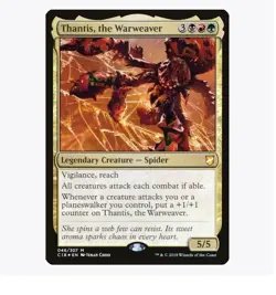 Thantis the Warweaver foil +10 Random Rares MTG Magic the Gathering gift set lot - Image 1