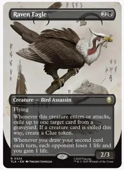 Raven Eagle (Borderless) - Avatar: The Last Airbender - IN HAND Fast Ship! - Image 1