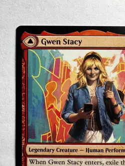 Gwen Stacy Ghost-Spider 078 - MTG Marvel’s Spider-Man - Mythic DFC - Image 2