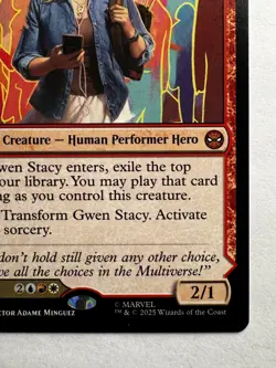 Gwen Stacy Ghost-Spider 078 - MTG Marvel’s Spider-Man - Mythic DFC - Image 4
