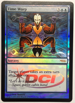 MTG Time Warp | DCI Judgegift Promos Foil NM - Image 1
