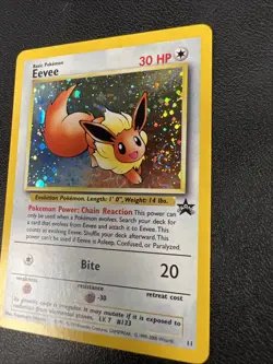 Eevee #11 Promo Black Star Vintage Pokemon Card WOTC Lp - Image 2
