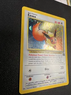 Eevee #11 Promo Black Star Vintage Pokemon Card WOTC Lp - Image 3