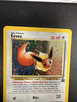 Eevee #11 Promo Black Star Vintage Pokemon Card WOTC Lp - Image 5