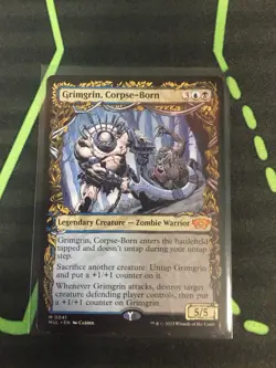 MTG Magic The Gathering Grimgrin, Corpse-Born MUL Mythic Zombie Dimir Commander - Image 1