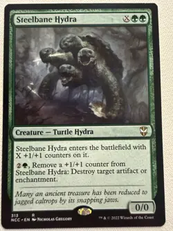 Steelbane Hydra - WOE Commander Rare MTG NM ?? Removal Engine - Image 1