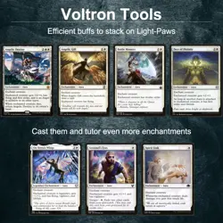 Light-Paws, Emperor's Voice Magic Gathering Commander Auras Deck EDH - Image 3