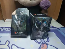 Ultra Pro MTG Oko Throne of Eldraine Deck Box And 100 Card Sleeves - Image 1