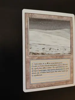 Tundra - Dual Land - Revised Edition - MTG Magic the Gathering - Near Mint NM - Image 2