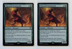 MTG - Commander Masters - Wayward Swordtooth - Rare 0331 x 2 - Image 1