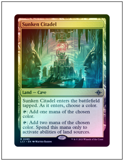 1x Sunken Citadel, Foil, Lost Caverns of Ixalan, Magic MTG NM - Image 1