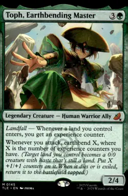 Toph, Earthbending Master M Avatar: The Last Airbender: Eternal-Legal 145 NM - Image 1