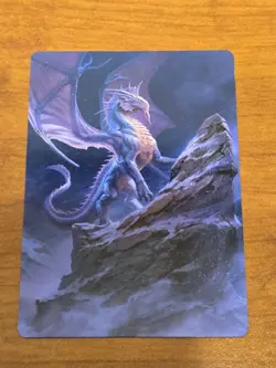 MTG Commander Legends D&D - Ancient Silver Dragon - CLB 6 - Art Series - Image 1