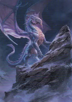 MTG Commander Legends D&D - Ancient Silver Dragon - CLB 6 - Art Series - Image 3