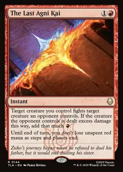 x1 The Last Agni Kai - Foil R MTG Avatar: The Last Airbender M/NM, English - Image 1